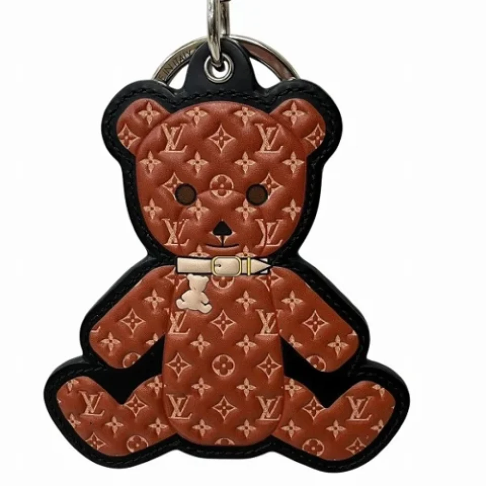 Louis Vuitton Vintage Pre-owned Fabric key-holders Brown Dames