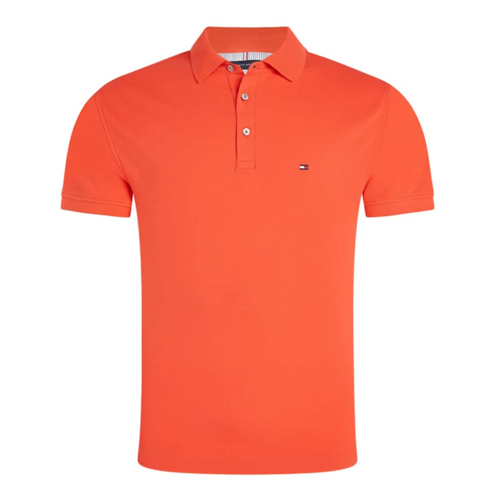 Tommy Hilfiger Polo Shirts Orange Heren