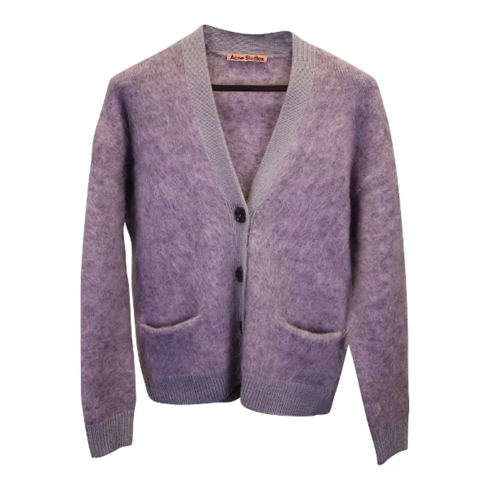 Acne Studios Pre-owned Wool tops Purple Dames