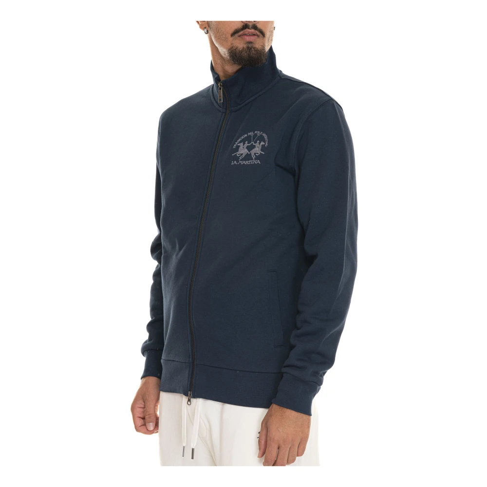 LA MARTINA Zadkiel Sweatshirt met Ritssluiting Blue Heren