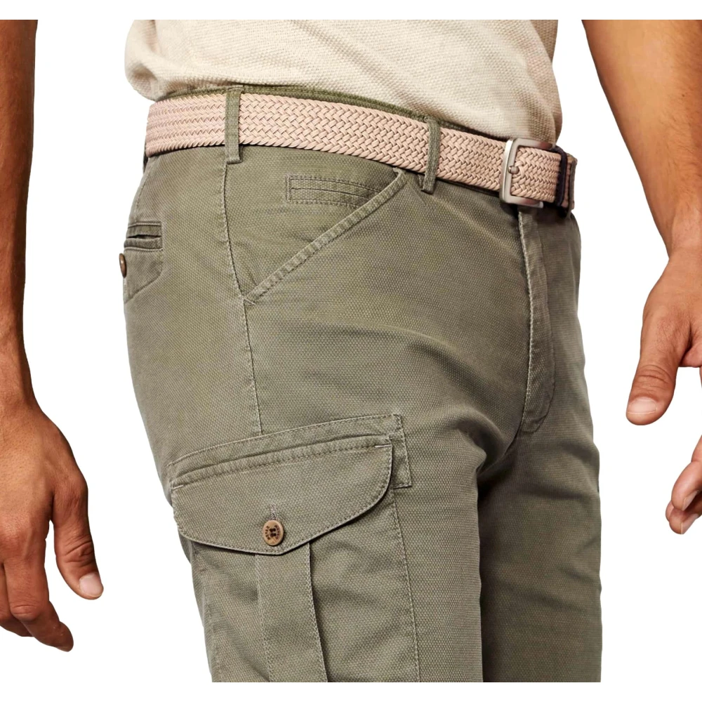 Meyer Elastische Beige Riem Italiaans Leer Beige Heren