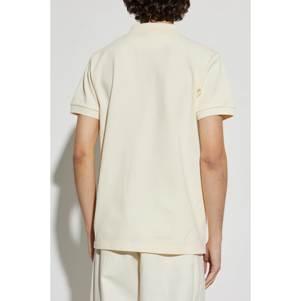 Bally Cotton Polo Beige Heren