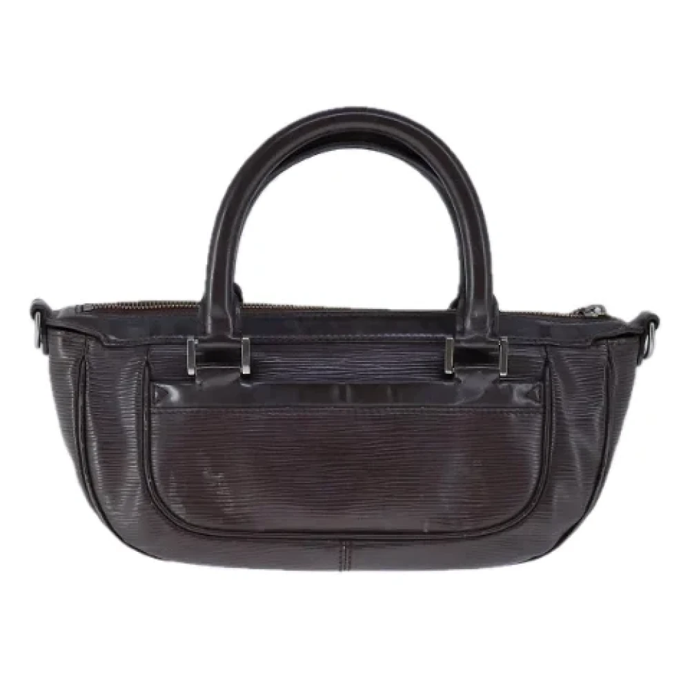Louis Vuitton Vintage Pre-owned Leather handbags Black Dames