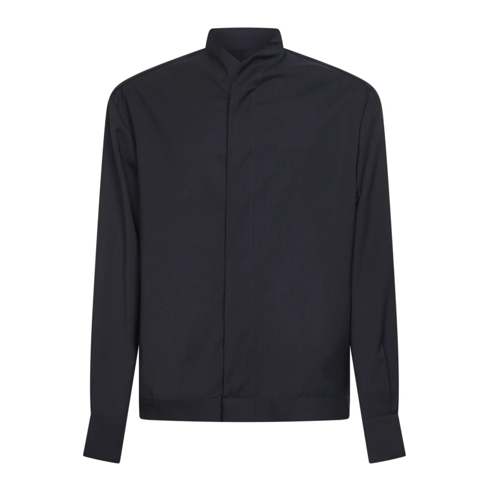 Costumein Mannelijk Blauw Jassen Heren, Xl, Wol, Buttoned Wool Jacket