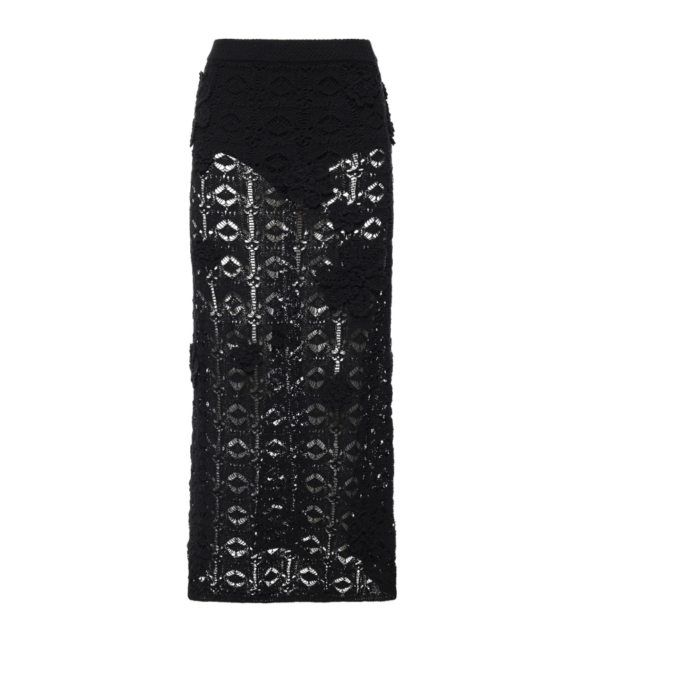 Pinko Women's Black Maxi Skirt - Maxi Skirts - Xs - Skirts