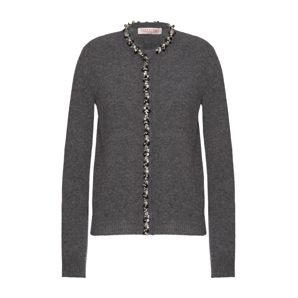 Valentino Garavani Stijlvolle Sweaters Collectie Gray Dames