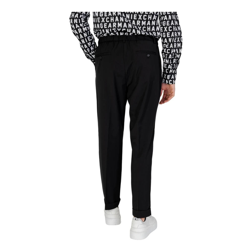 Antony Morato Zwarte broek met rits en knoopsluiting Black Heren
