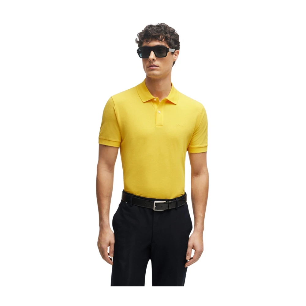 Hugo Boss Klassieke Polo Yellow Heren