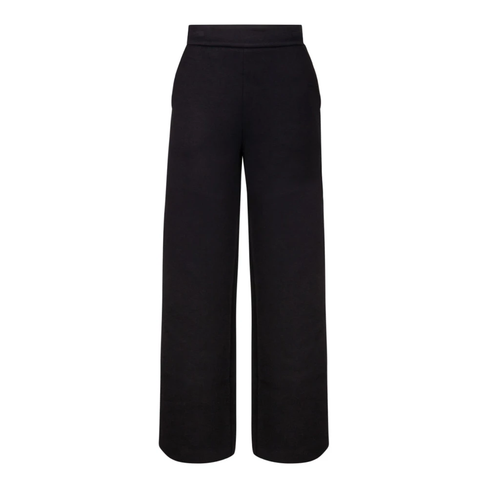 Max Mara Zwarte Straight Leg Broek Black Dames