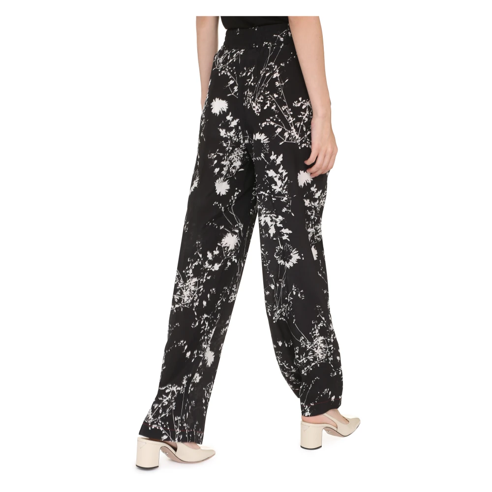 Victoria Beckham Zijden bloemenprint Black Dames