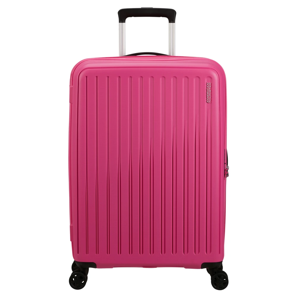 American Tourister Unisex Pink Durable Polypropylene Suitcase With Tsa Lock