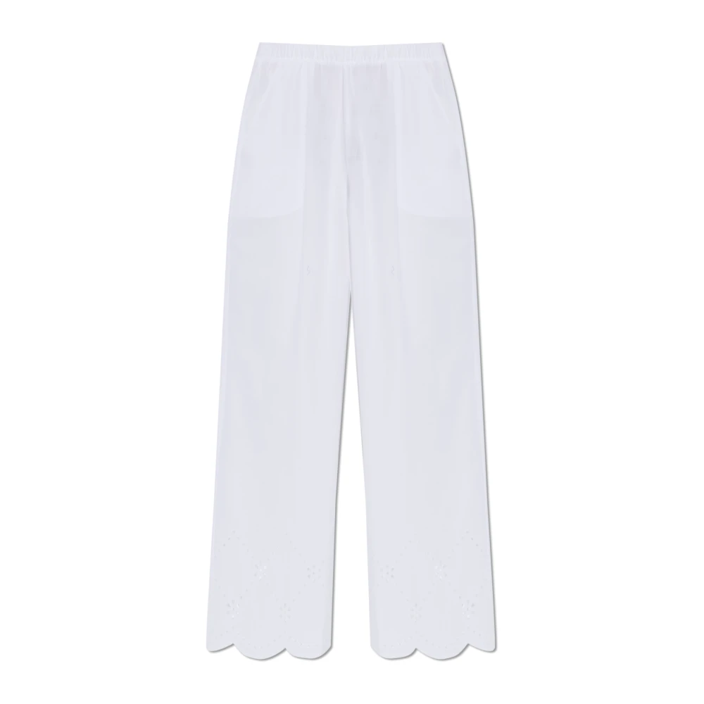 Hanro Vrouw Wit Broeken Dames, S, Katoen, Lumi Broek