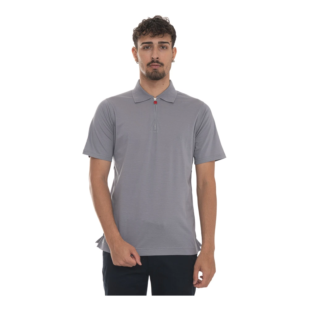 Kiton - Tops > Polo Shirts - Gray - Kiton - Modalova