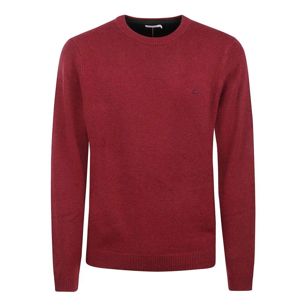 Sun68 Rode Sweaters voor Mannen Red Heren