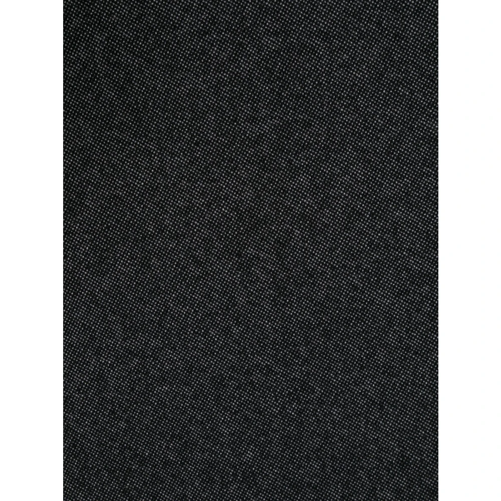 Canali Luxe Cashmere Sjaal Made in Italy Black Heren