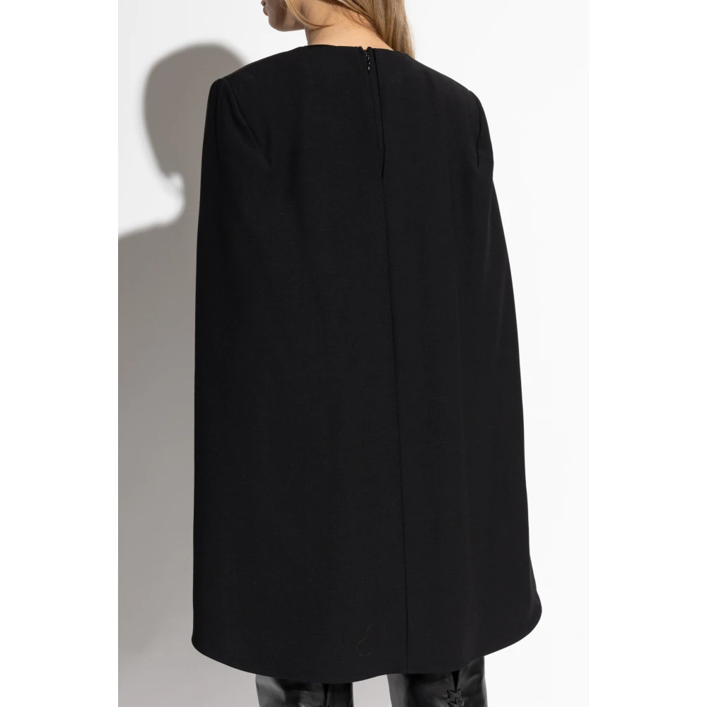 Stella Mccartney Jurk met decoratieve mouwen Black Dames