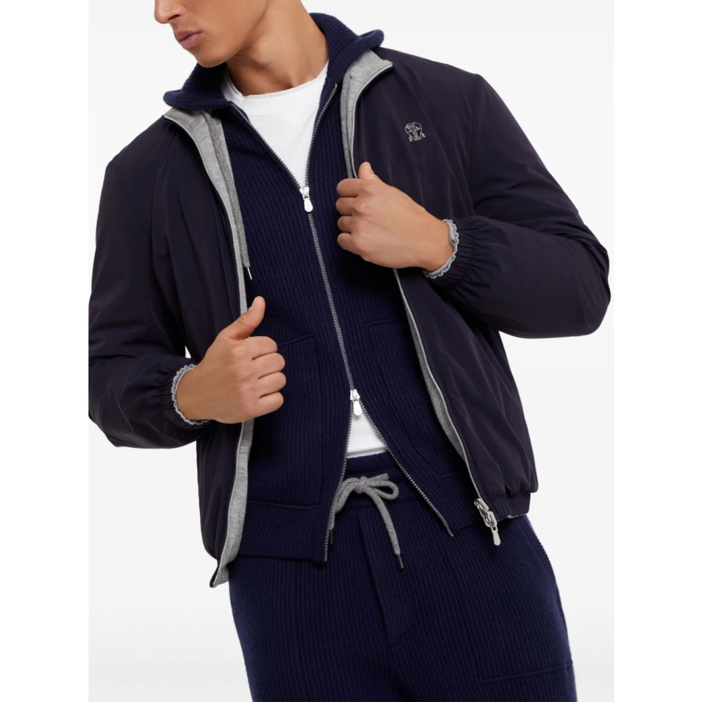 BRUNELLO CUCINELLI Elegante Jassen Collectie Blue Heren