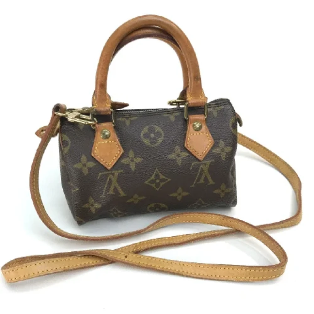 Louis Vuitton Vintage Pre-owned Cotton louis-vuitton-bags Brown Dames