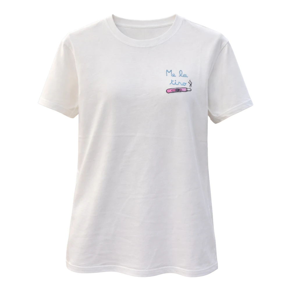 Saint Barth White T-Shirts, Female, L, Emilie T-Shirt