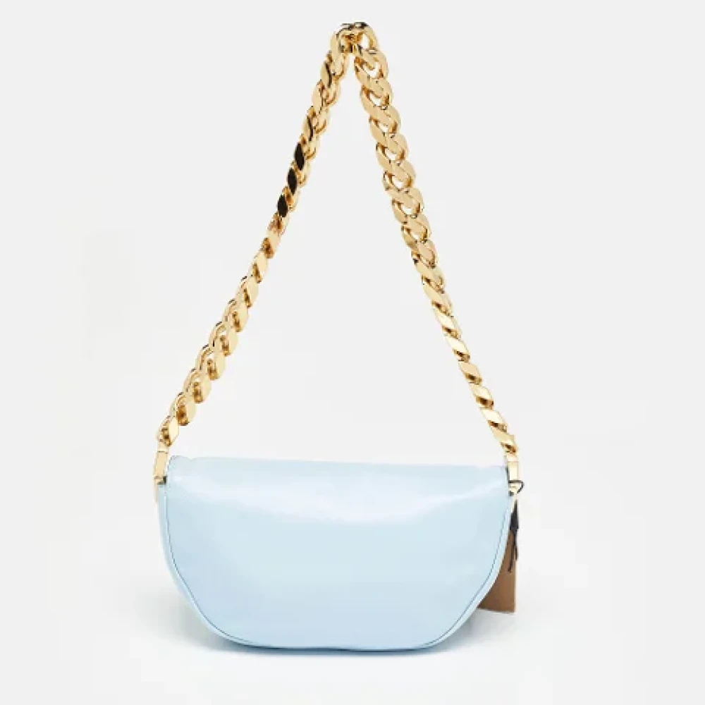 Burberry Vintage Pre-owned Leather shoulder-bags Blue Dames
