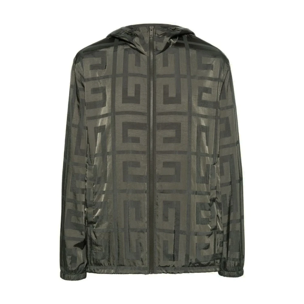 Givenchy 4G Windbreaker Jas Green Heren