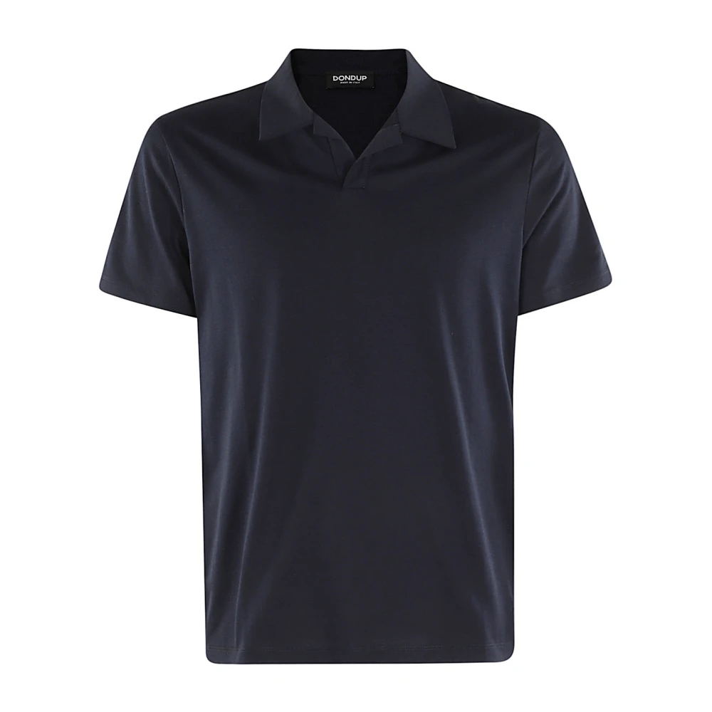 Dondup Klassiek Polo Shirt voor Mannen Blue Heren
