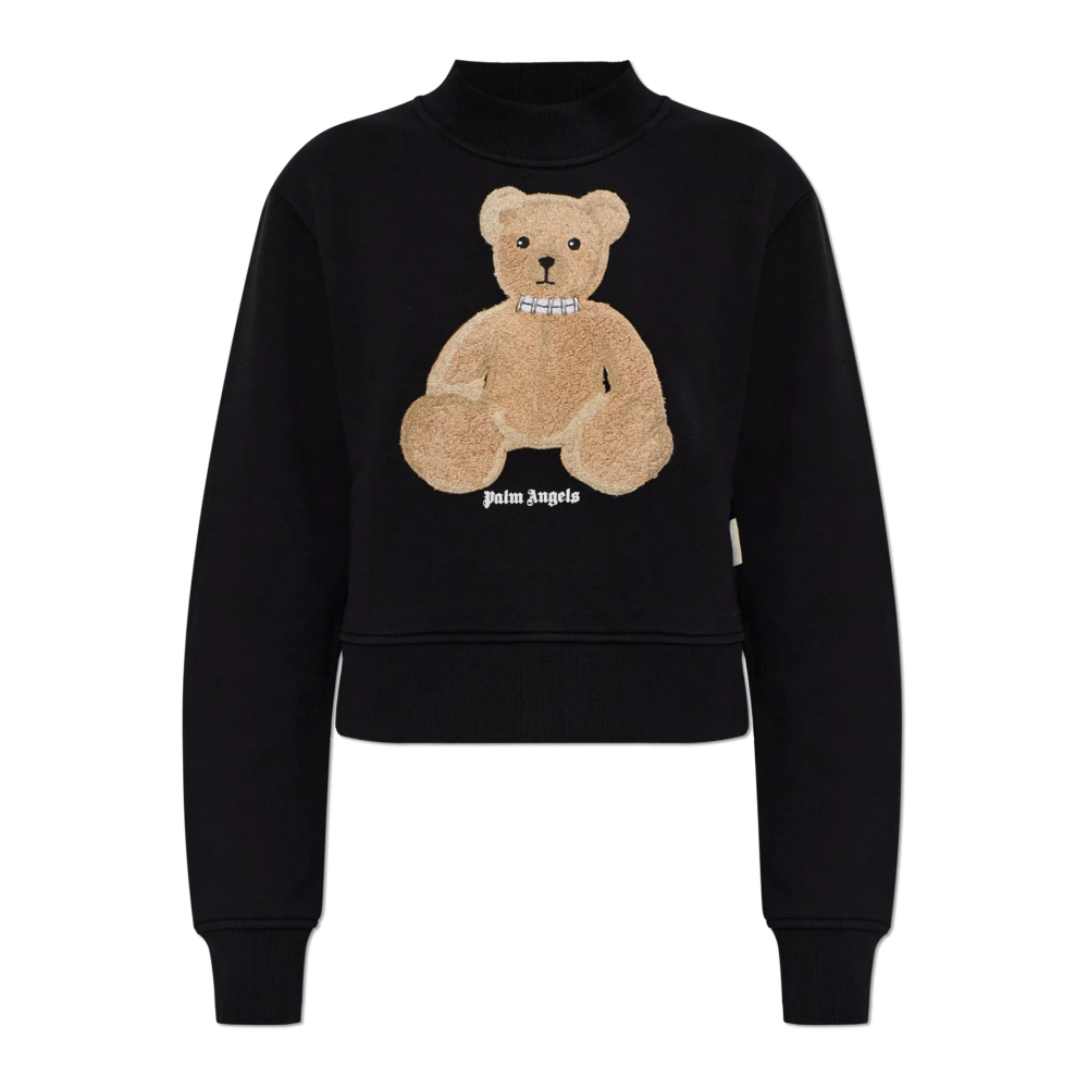 Palm Angels Donna Nero - Felpe - Sweatshirts & Hoodies - L