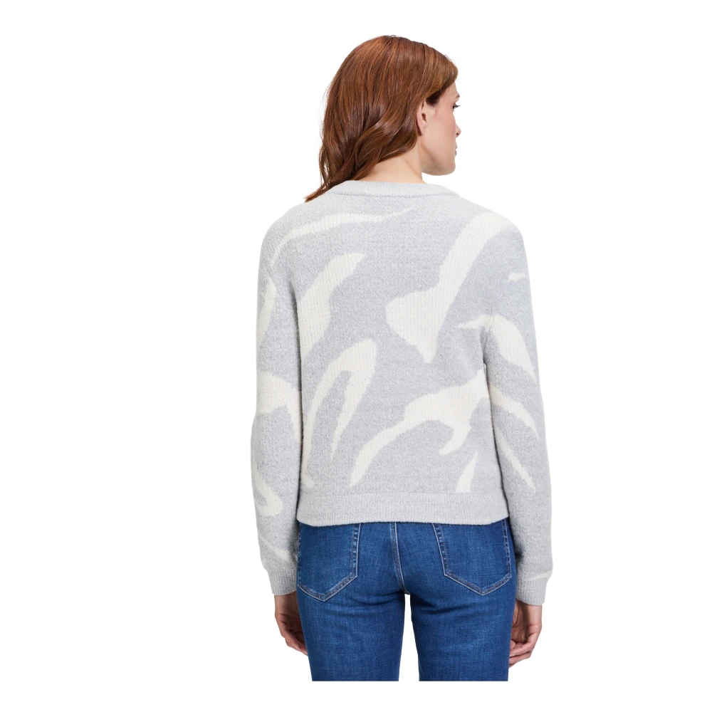 Betty & Co Gebreid Vest met Rits Gray Dames