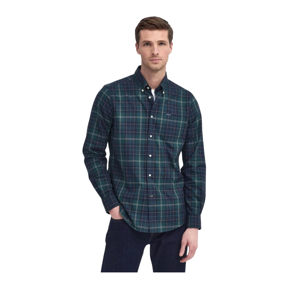 Barbour Op maat gemaakt herenshirt Green Heren