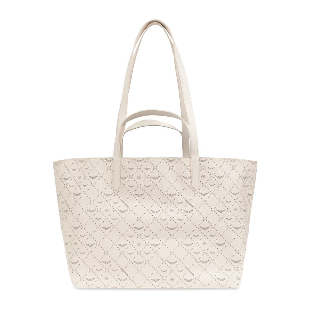 Zadig & Voltaire Tas Shopper Z XL White Dames