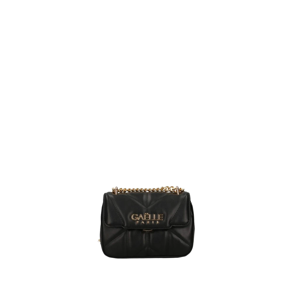 Gaëlle Paris Zwarte Schoudertas Elegant Veelzijdige Accessoire Black Dames