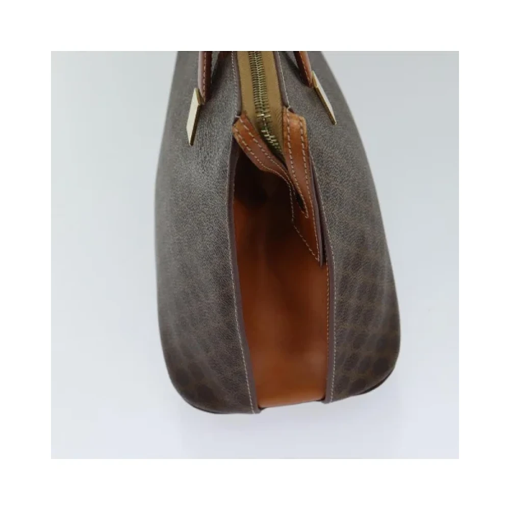 Celine Vintage Pre-owned Fabric handbags Brown Dames