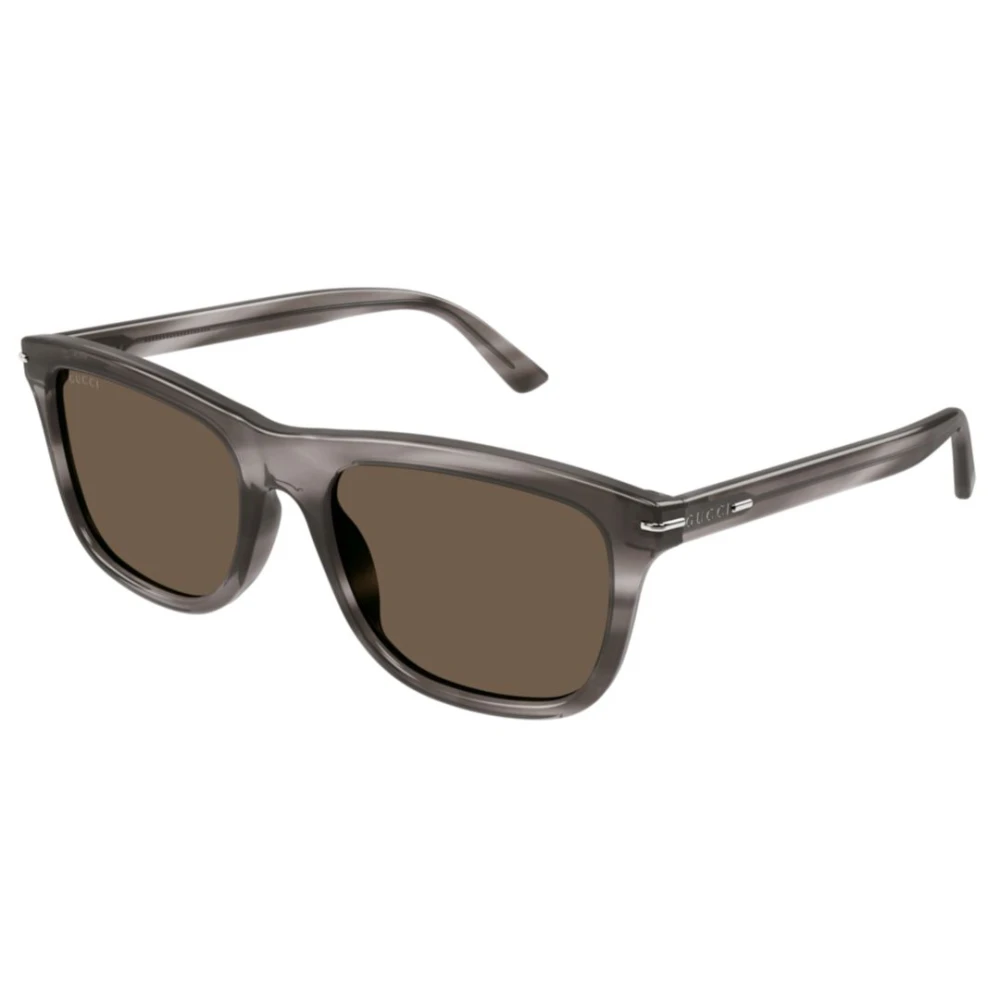 Gucci Unisex Brown Sunglasses, 55 Mm, Rectangle Sunglasses