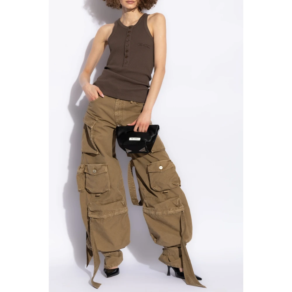 The Attico Cargo broek Green Dames