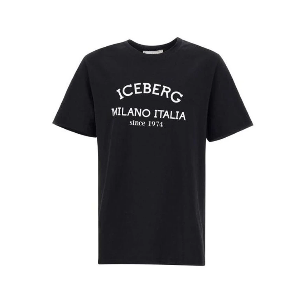 Iceberg Men's Black T-Shirt