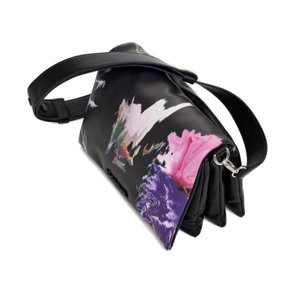 Desigual Stijlvolle Zwarte Handtas Dames Tassen Collectie Multicolor Dames