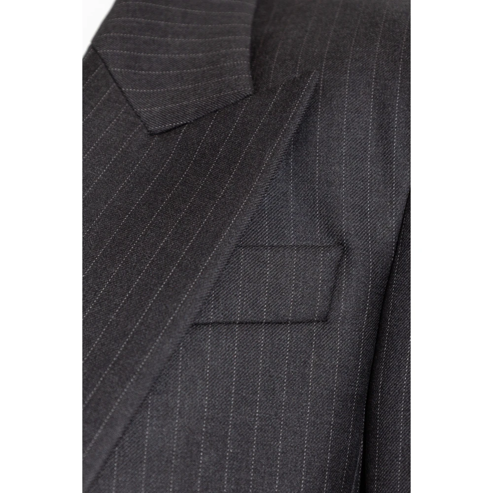 alexander mcqueen Blazer met gestreept patroon Gray Dames