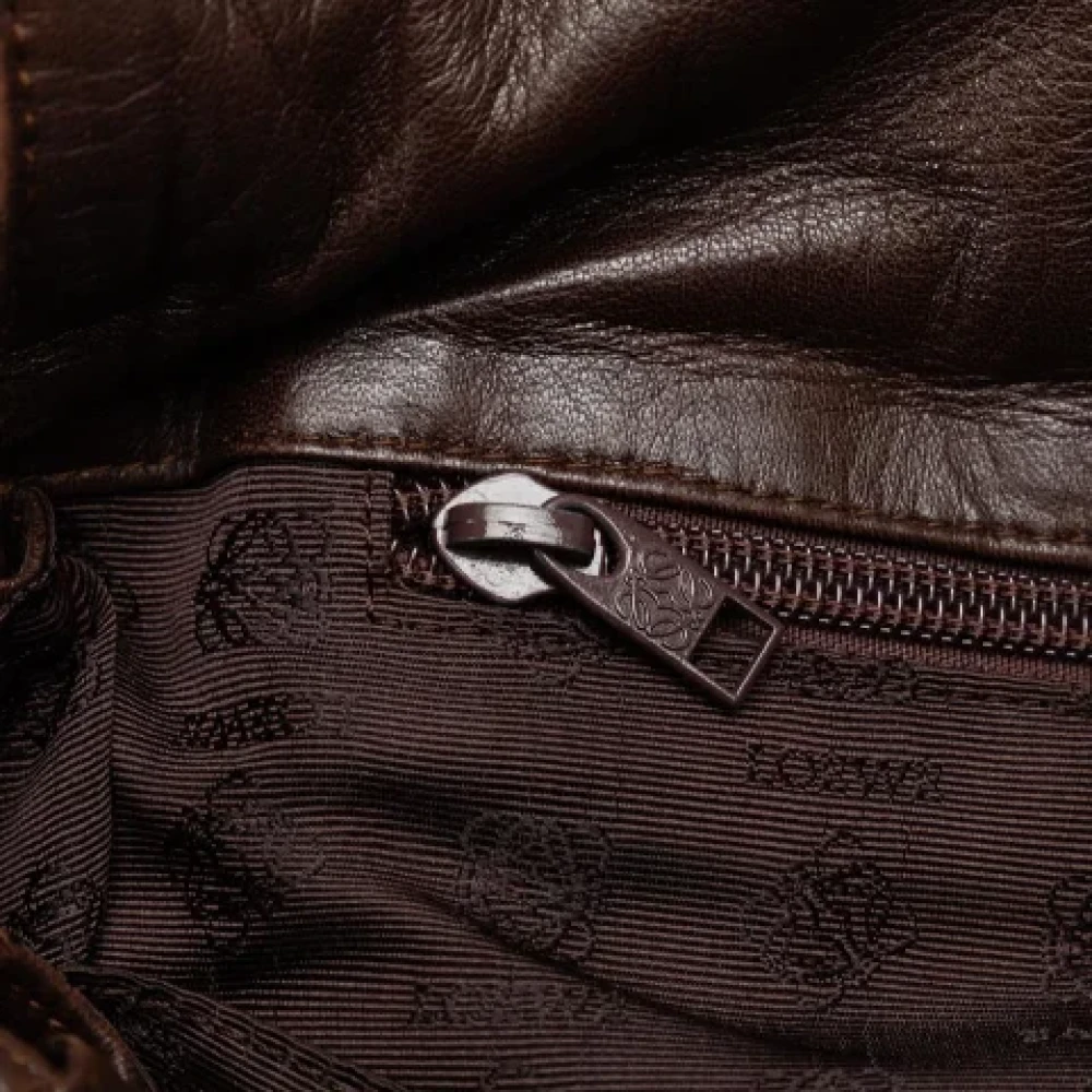 Loewe Pre-owned Leather shoulder-bags Brown Dames