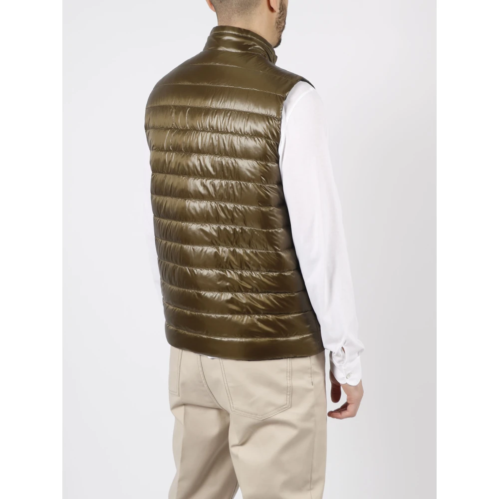 Herno Reversibele Tweed-Weste Brown Heren