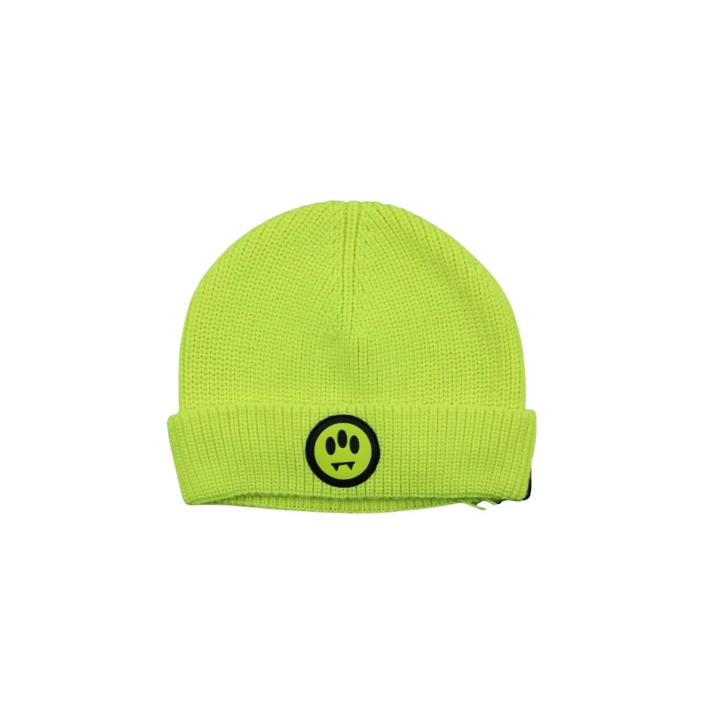 Barrow Fluorescerende Gele Gebreide Muts Green Heren