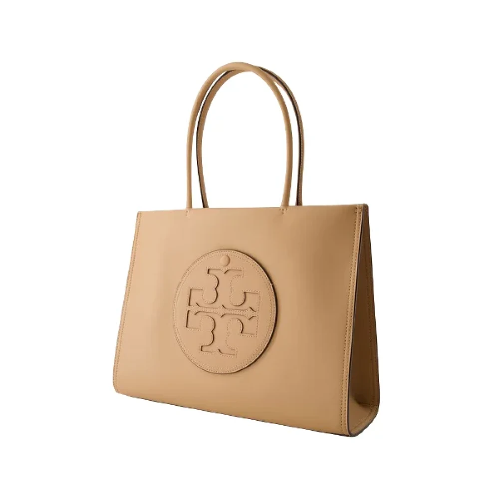 TORY BURCH Leather handbags Beige Dames
