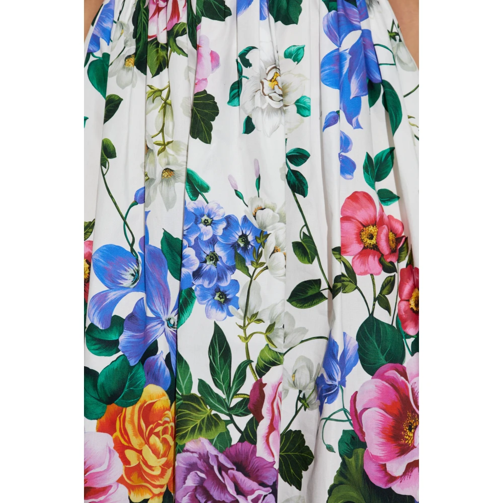 Dolce & Gabbana Jurk met bloemenmotief Multicolor Dames
