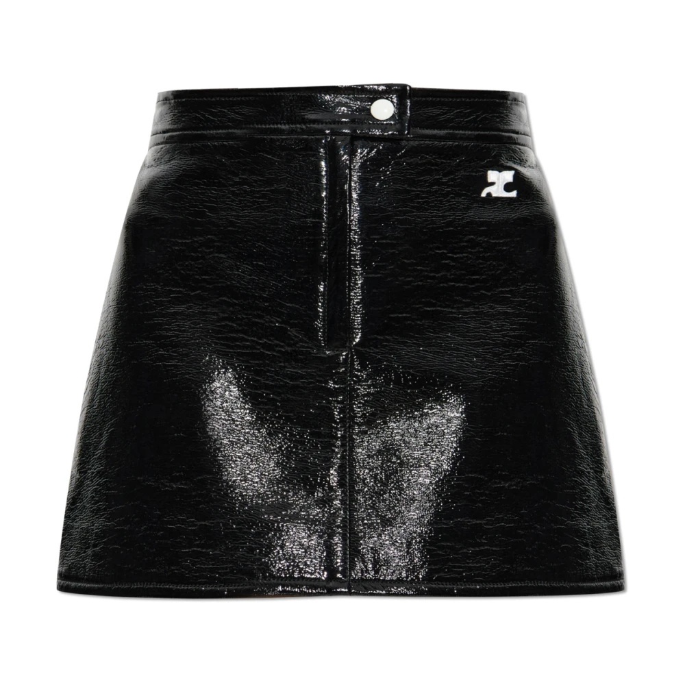 Courrèges Femme Noir - Jupe Courte - Jupes - Taille: 36 Fr