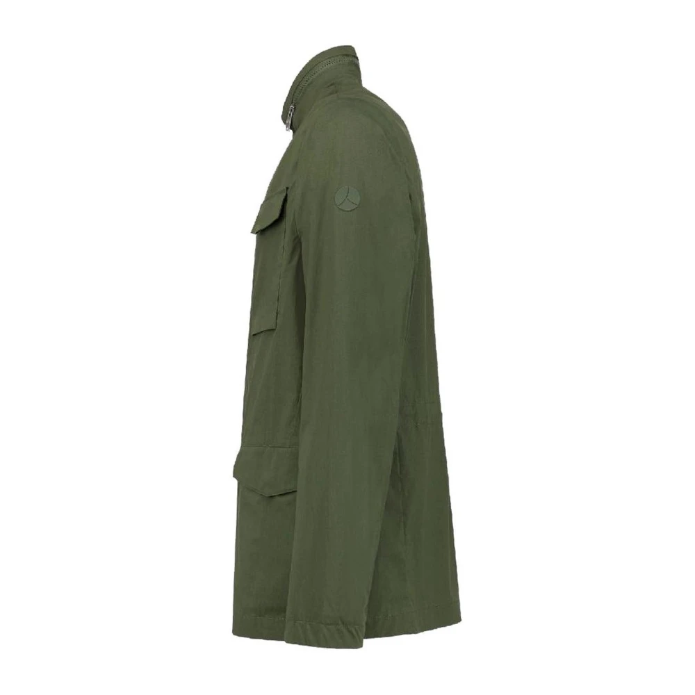 People of Shibuya Camouflage Hoodie Katoenen Jas met Zakken Green Heren