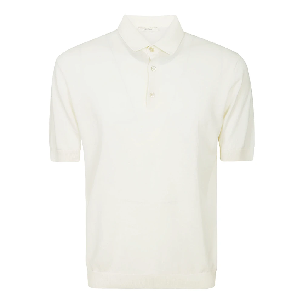 Filippo De Laurentiis Witte Katoenen Polo Shirt White Heren