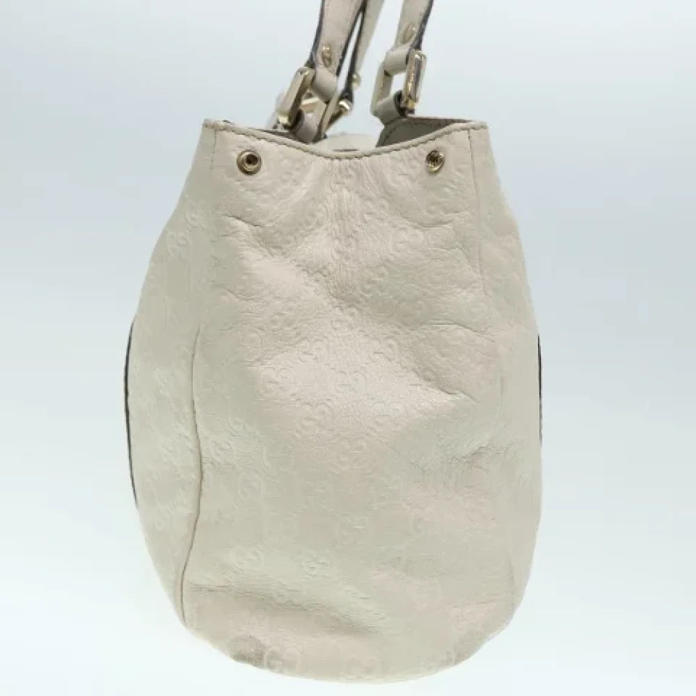 Gucci Vintage Pre-owned Canvas gucci-bags White Dames