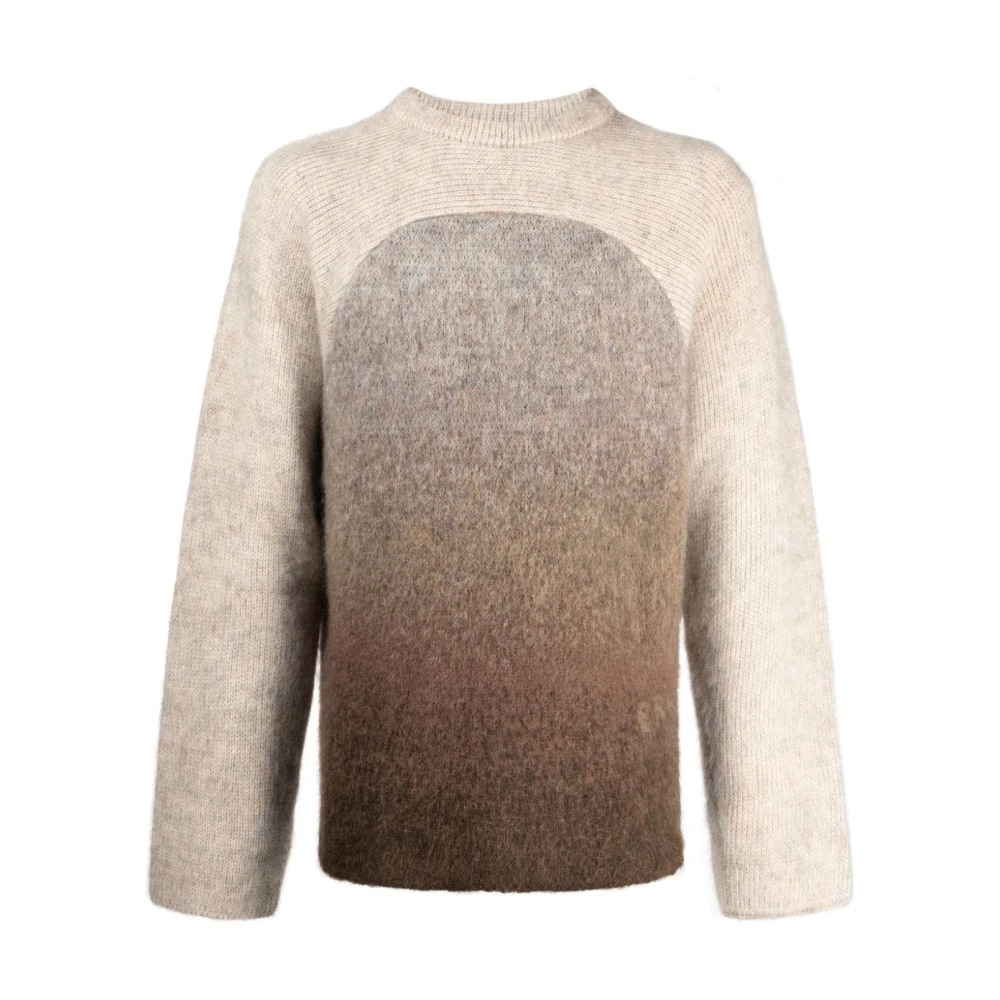 ERL Gradient Mohair Sweater Brown Heren