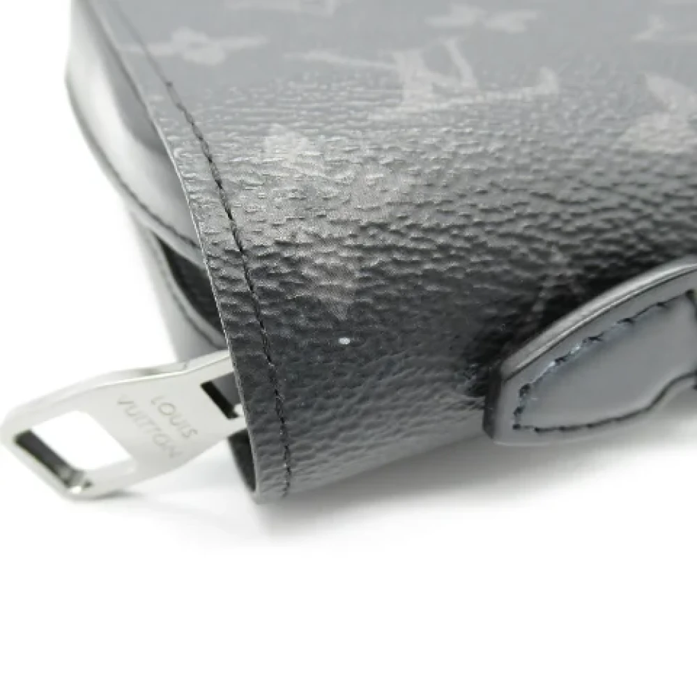 Louis Vuitton Vintage Pre-owned Leather wallets Black Dames