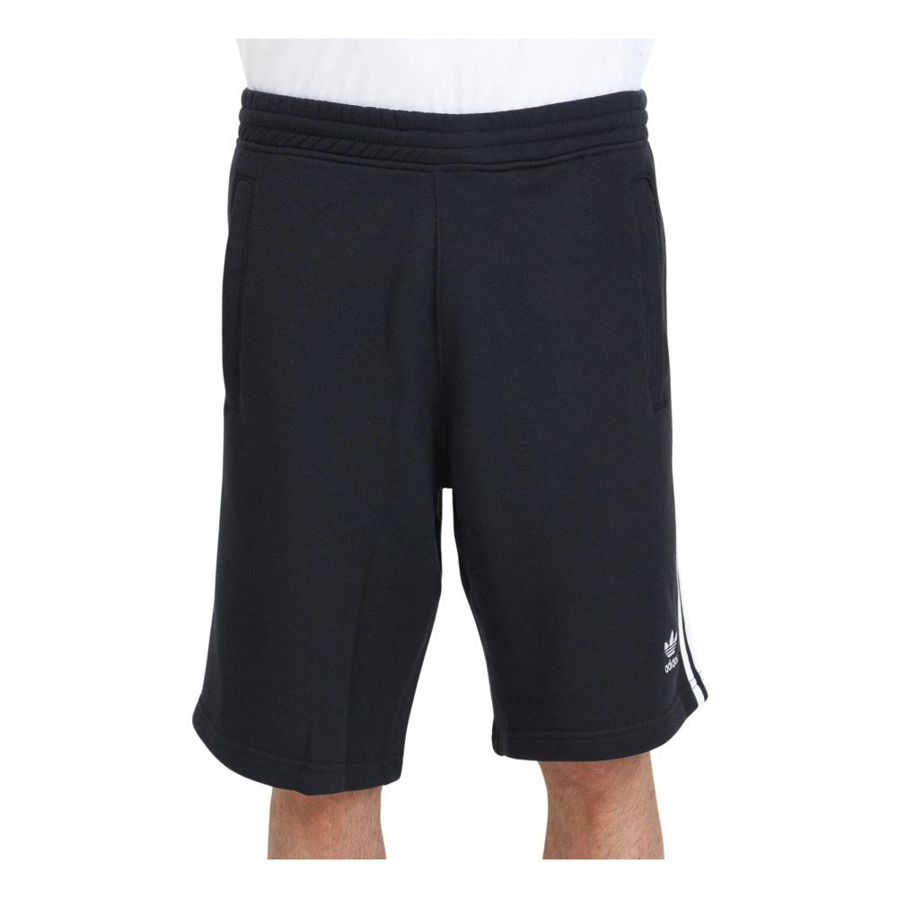 Adidas Originals Katoenen Bermuda Shorts voor Mannen Black Heren