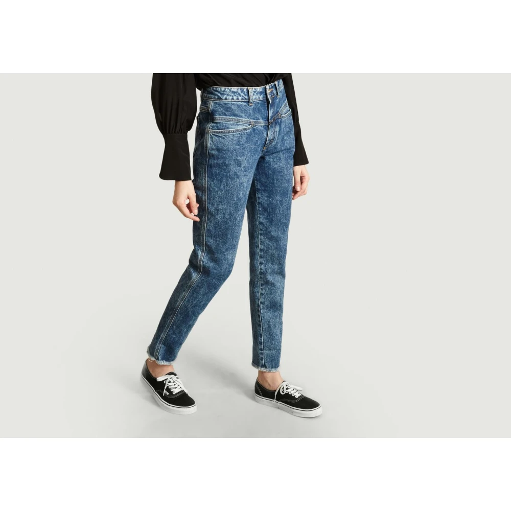 closed Vintage Acid Wash Pedal Pusher Jeans Blue Dames